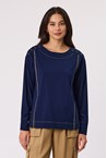 DAILY TOP - navy